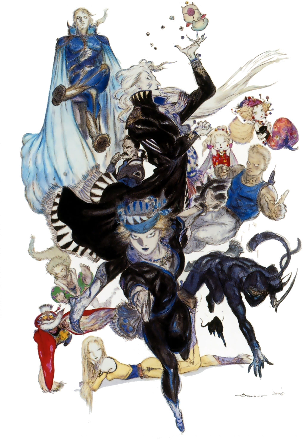 The party of Final Fantasy 6